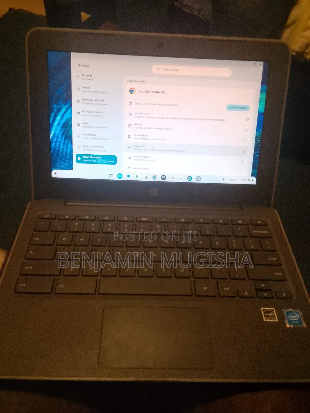 Laptop HP Chromebook 14 G4 4GB Intel Celeron SSHD (Hybrid) 60GB
