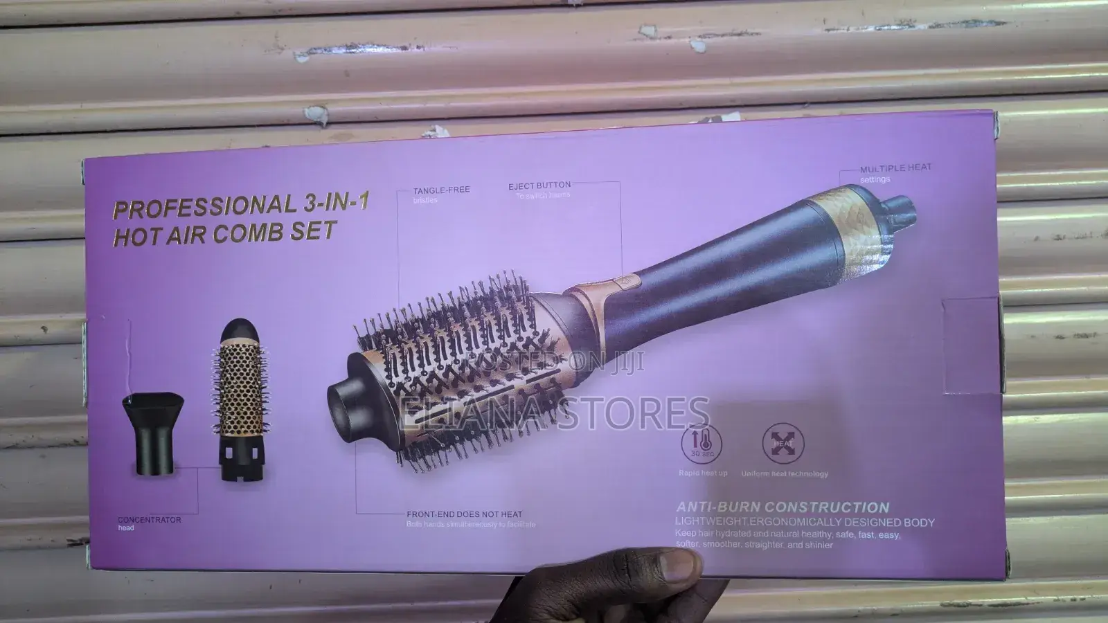 Professional 3in 1 Hot Air Comb Set