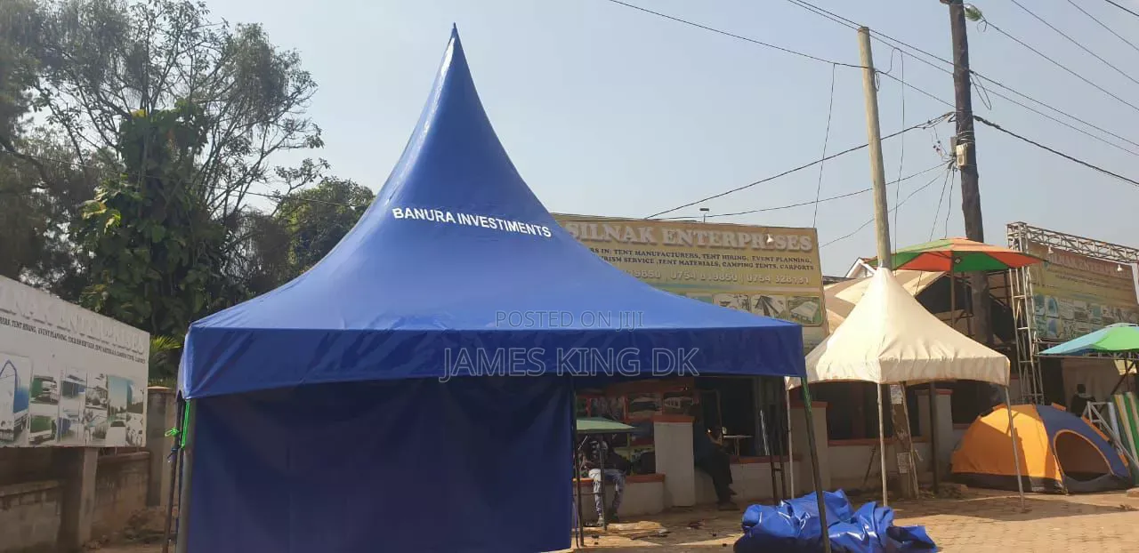 A Blue in Colour 50 Seater Tent
