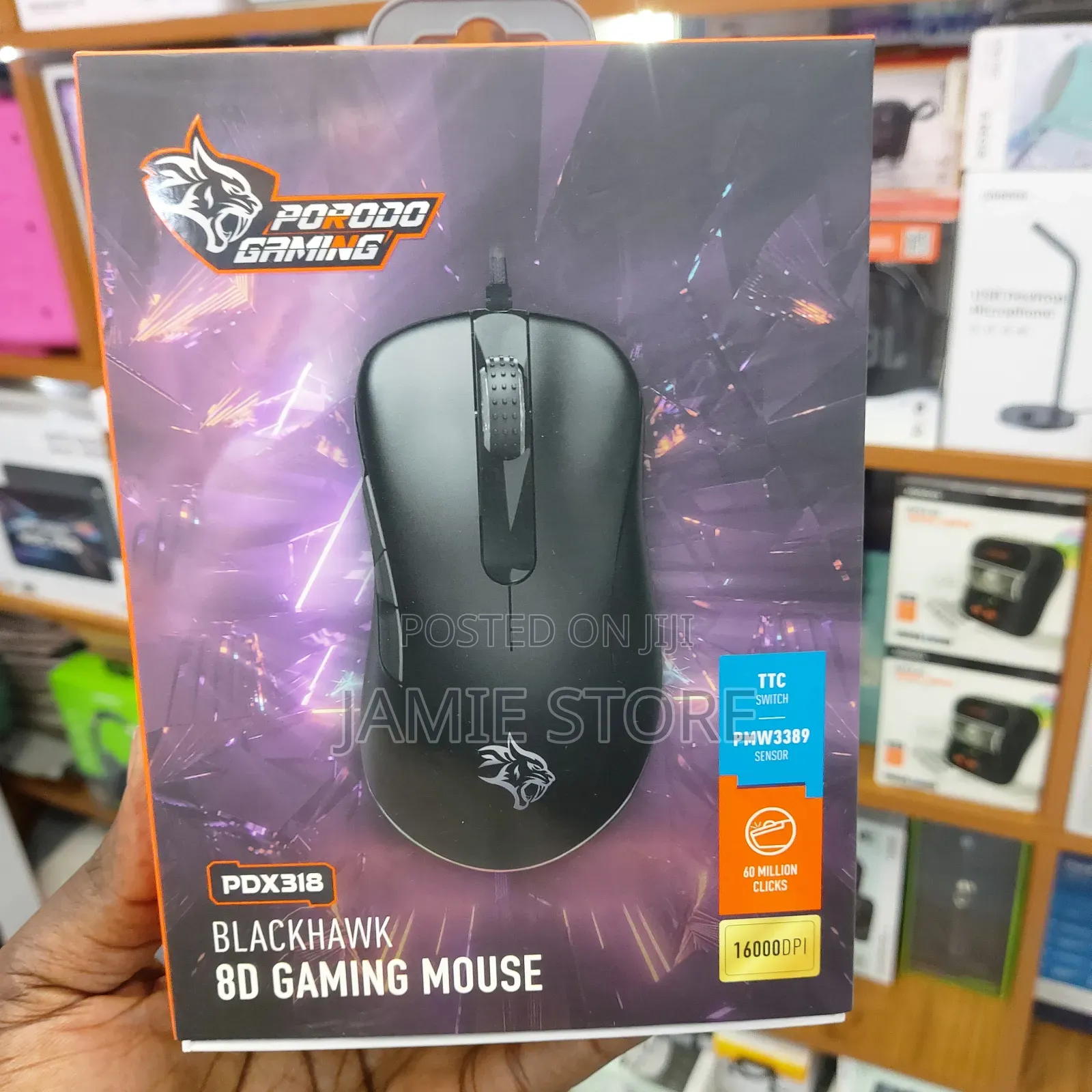 Black Hawk 8d Gaming Mouse Porodo