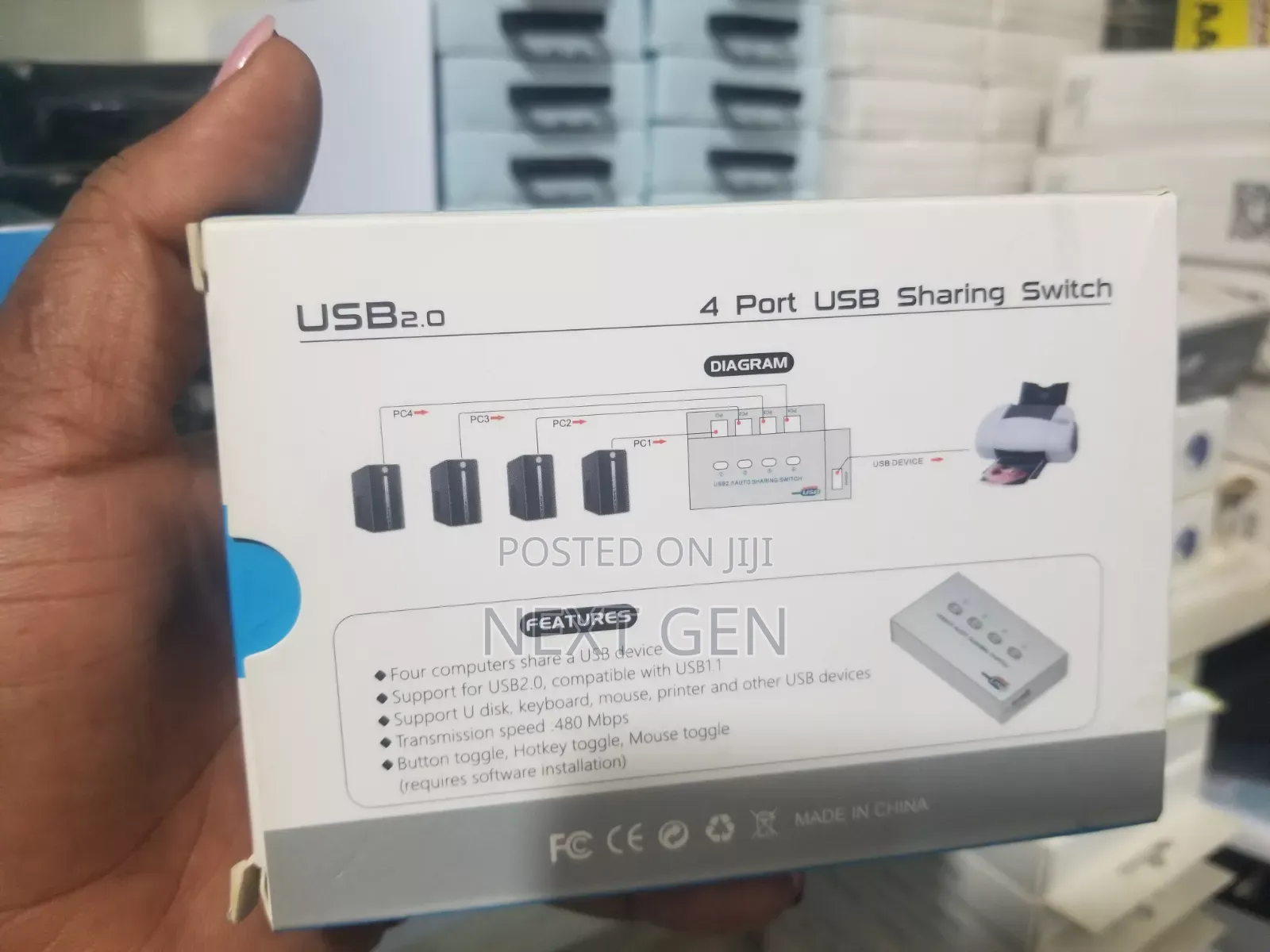Printer Switch Auto Switch 4 Port