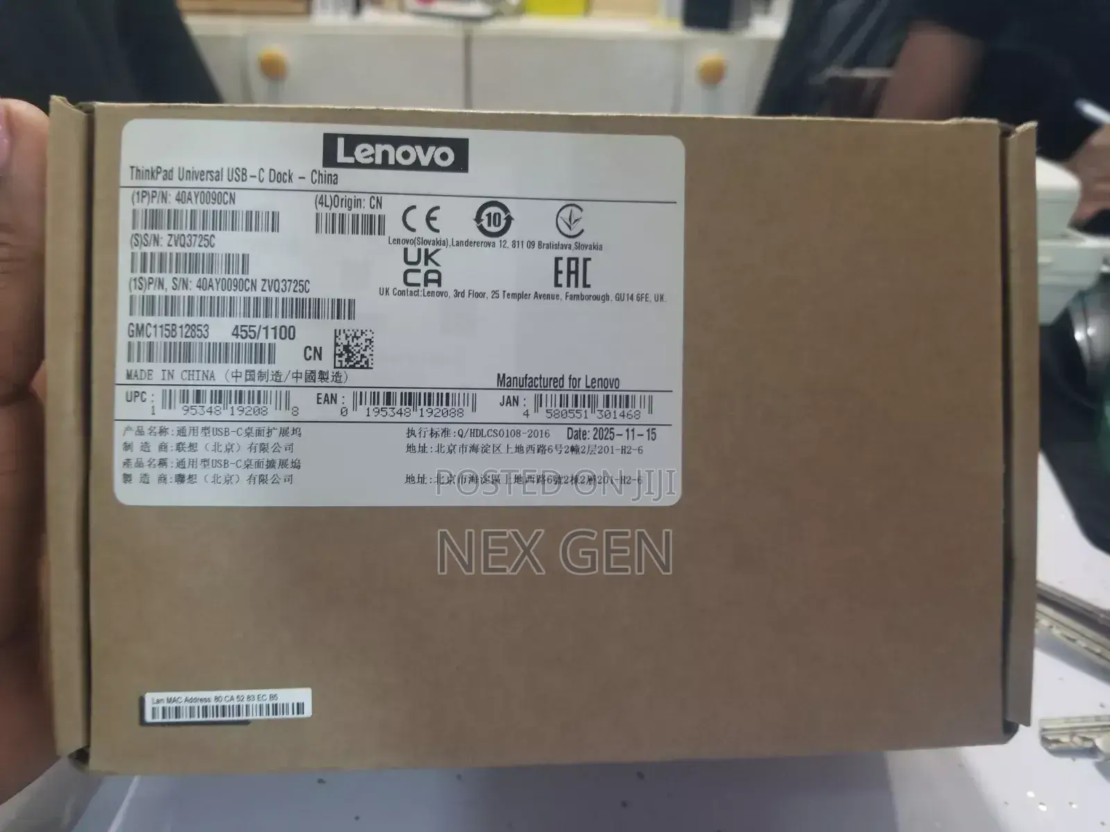 Lenovo Thinkpad Universal Usb-C Dock