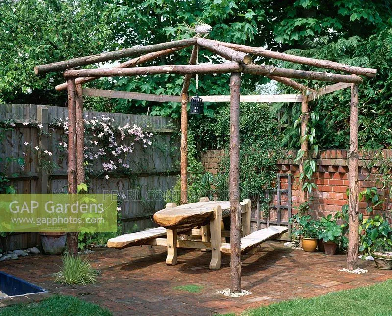 Wooden Pergola Construction
