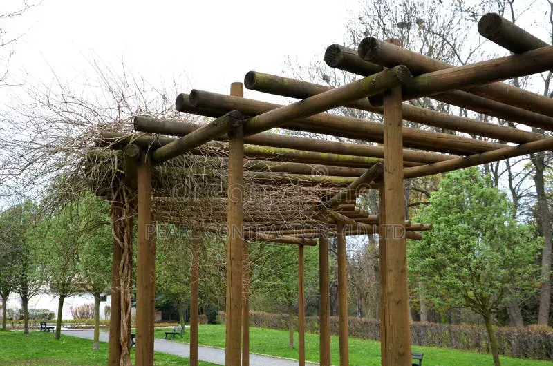 Wooden Pergola Construction
