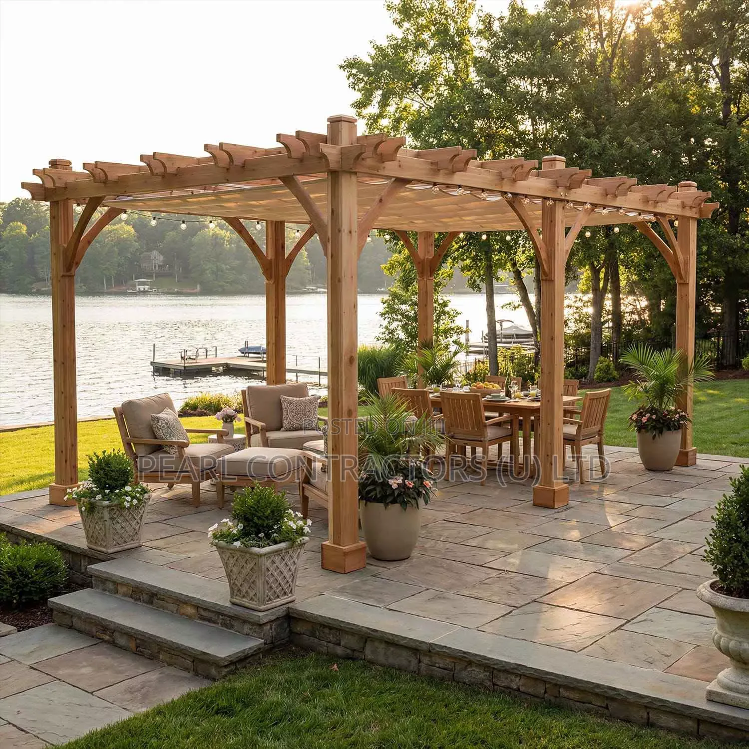 Wooden Pergola Construction