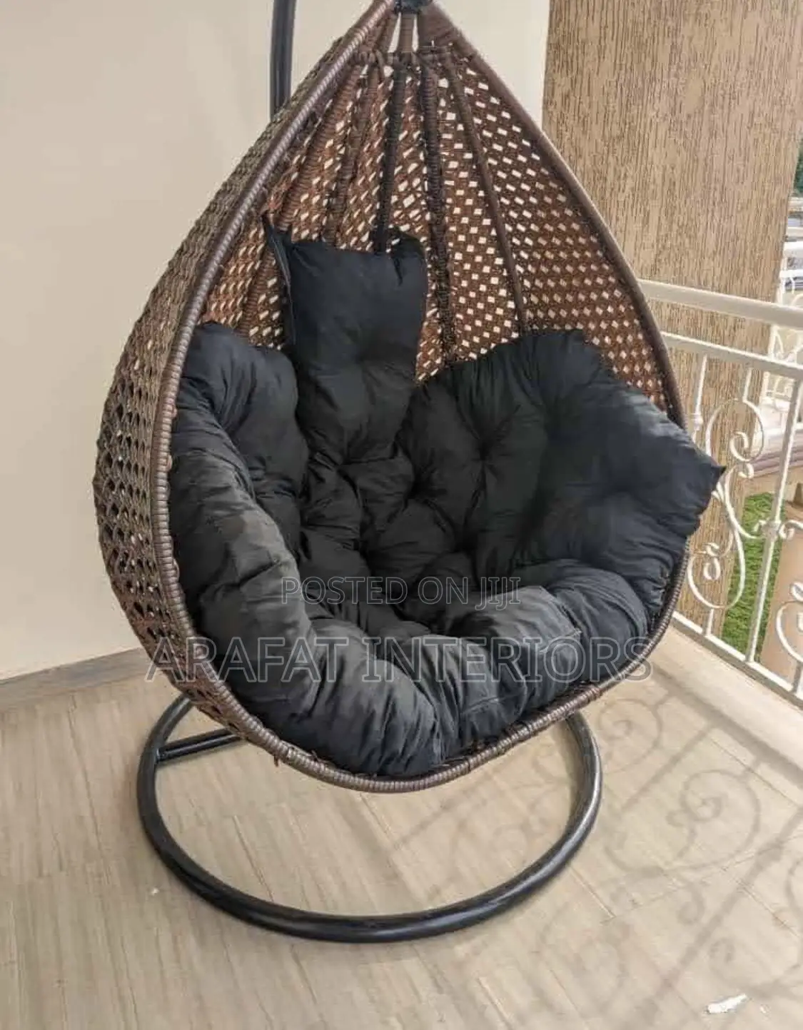 Cocoon Hanging Egg Chair - Brown
