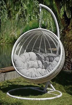 Arctic White Hanging Egg Chair