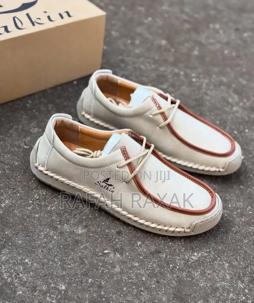Leather Salkin Brand Casual Loafers