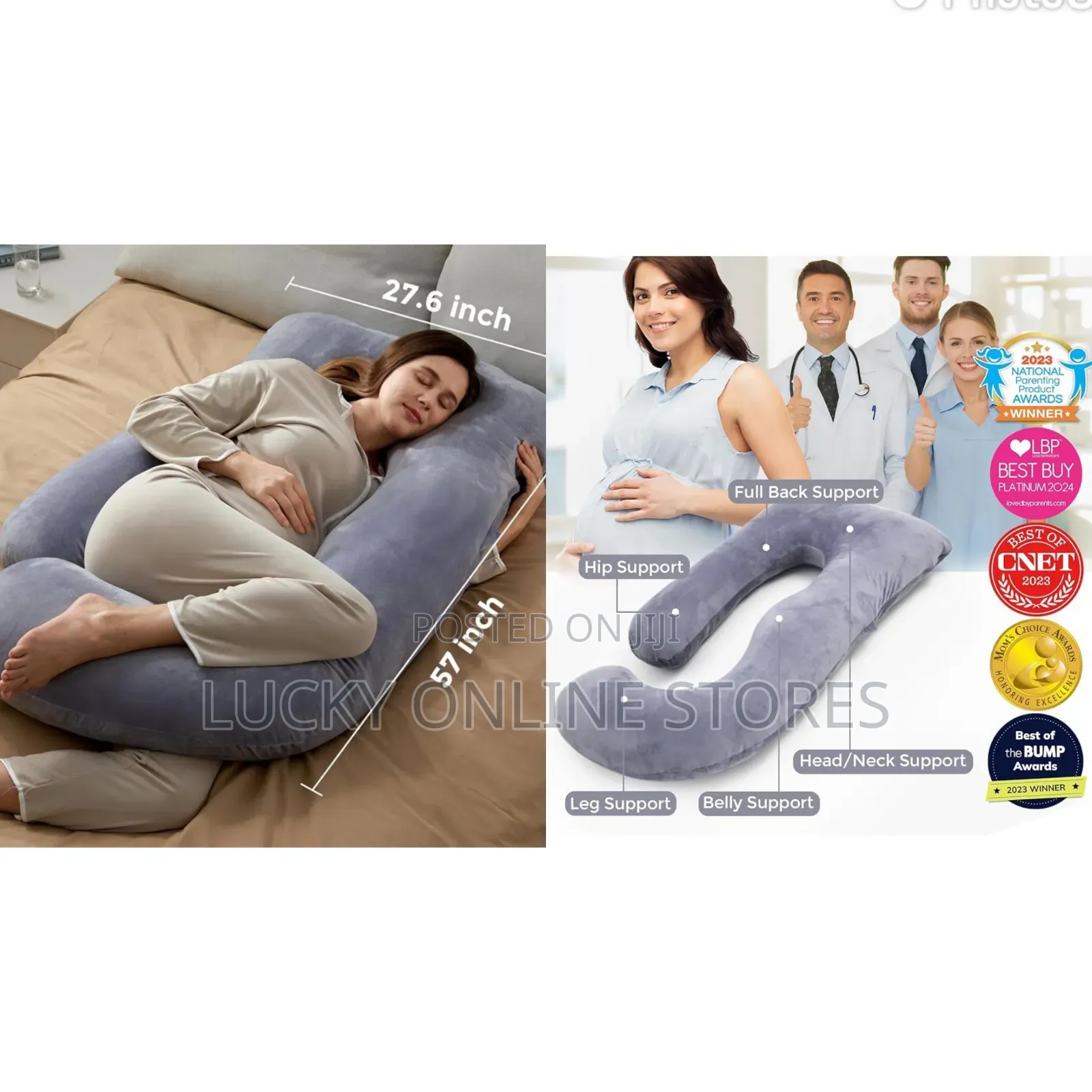 G-Shape Full Body Pregnancy Pillow