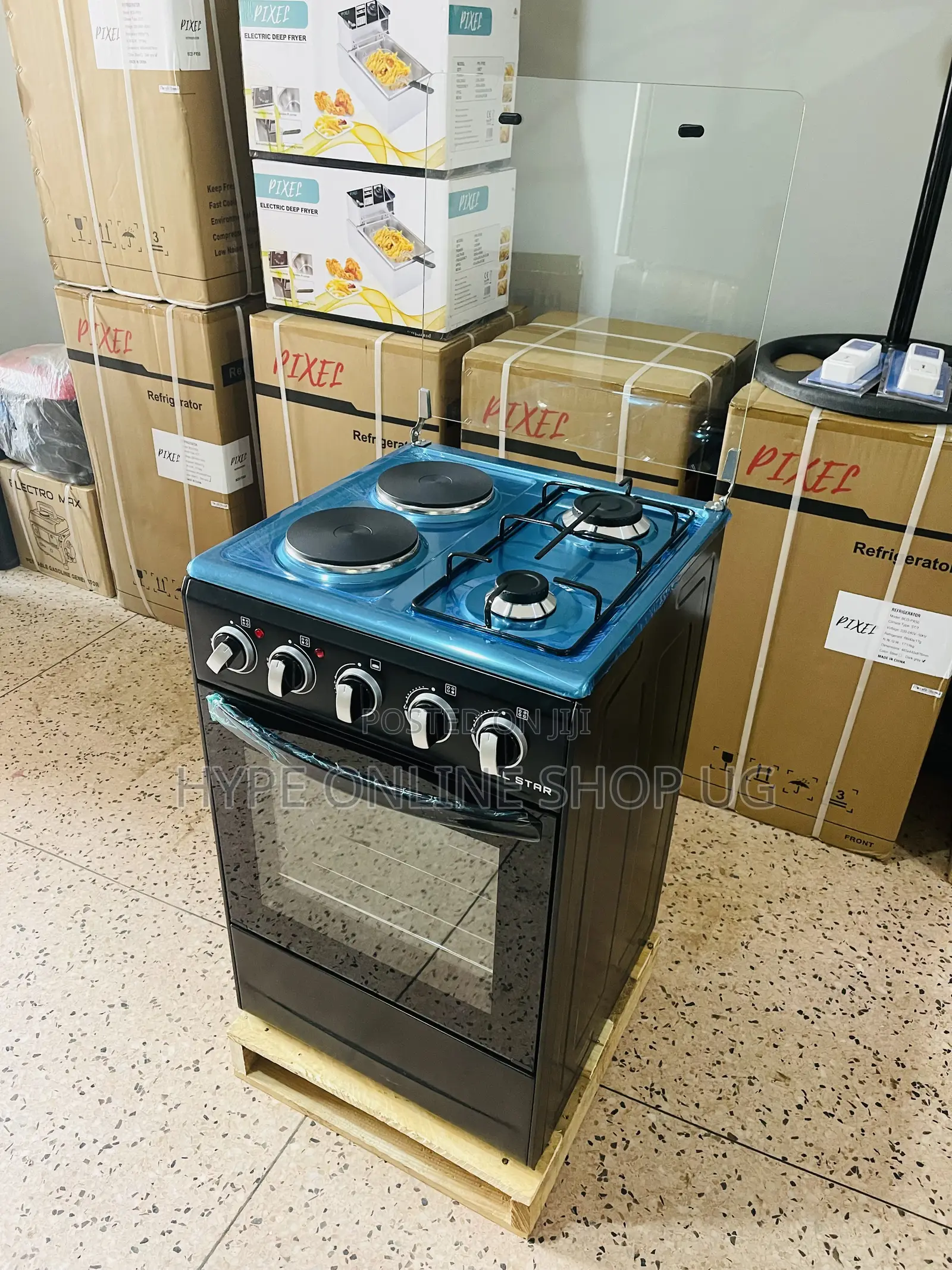 Brandnew 50by50inches,2+2 Gas Electric Cooker