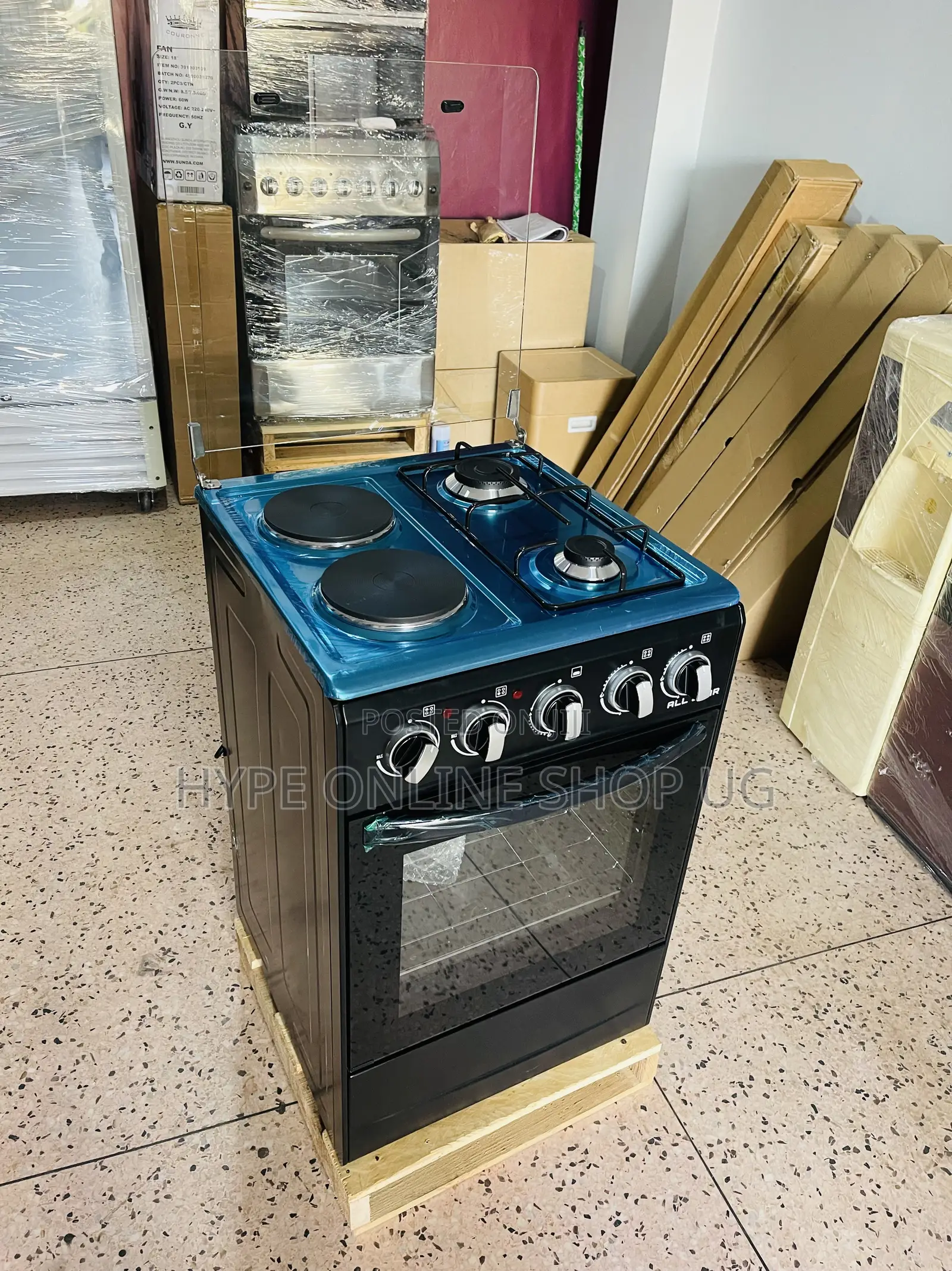 2hotplates,2 Gas Burners,50by50 Inches Electric Cooker