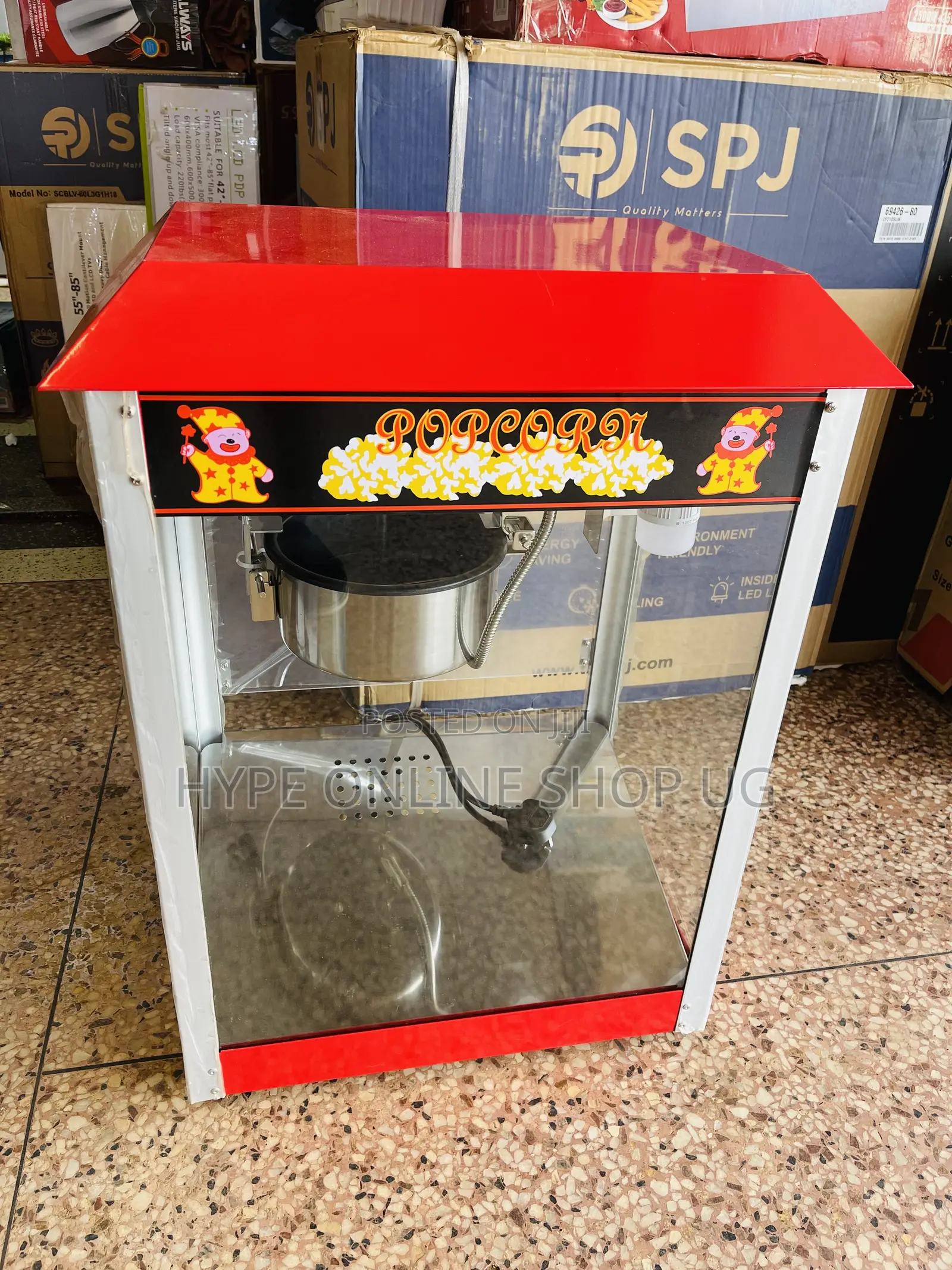 Commercial Easyheat Modern Popcorn Machine