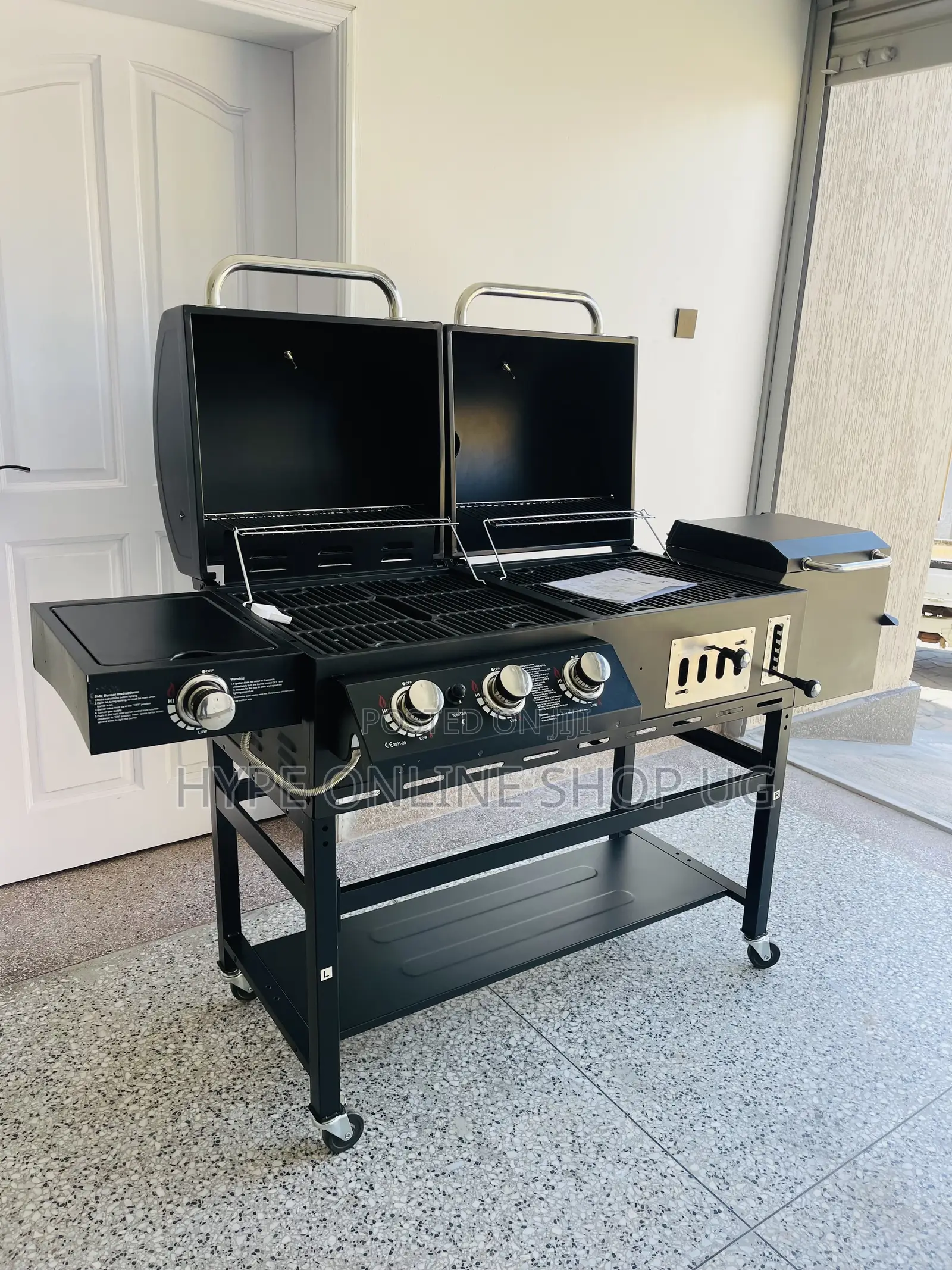 Brandnew Outdoor Modern Gas and Charcoal Grilling Barbecue Machine
