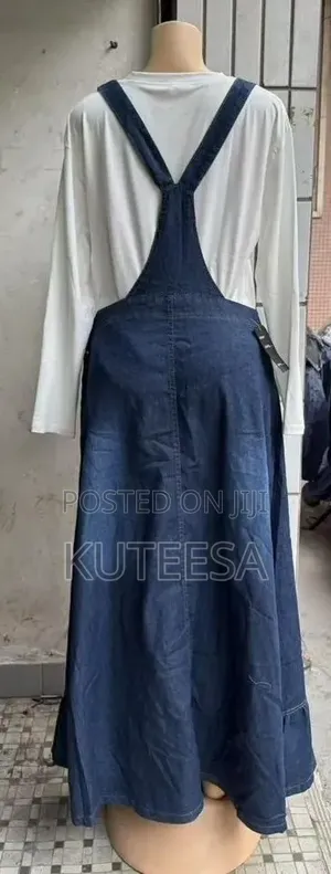 Pinafore Jean Dress