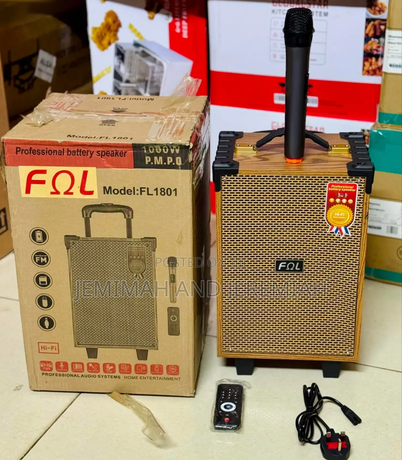 Fqlfli801 Proffesional Battery Speaker