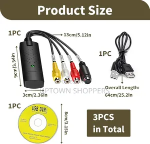 Easycap Usb2.0 Capture Card 4channel Video Tv DVD VHS Audio