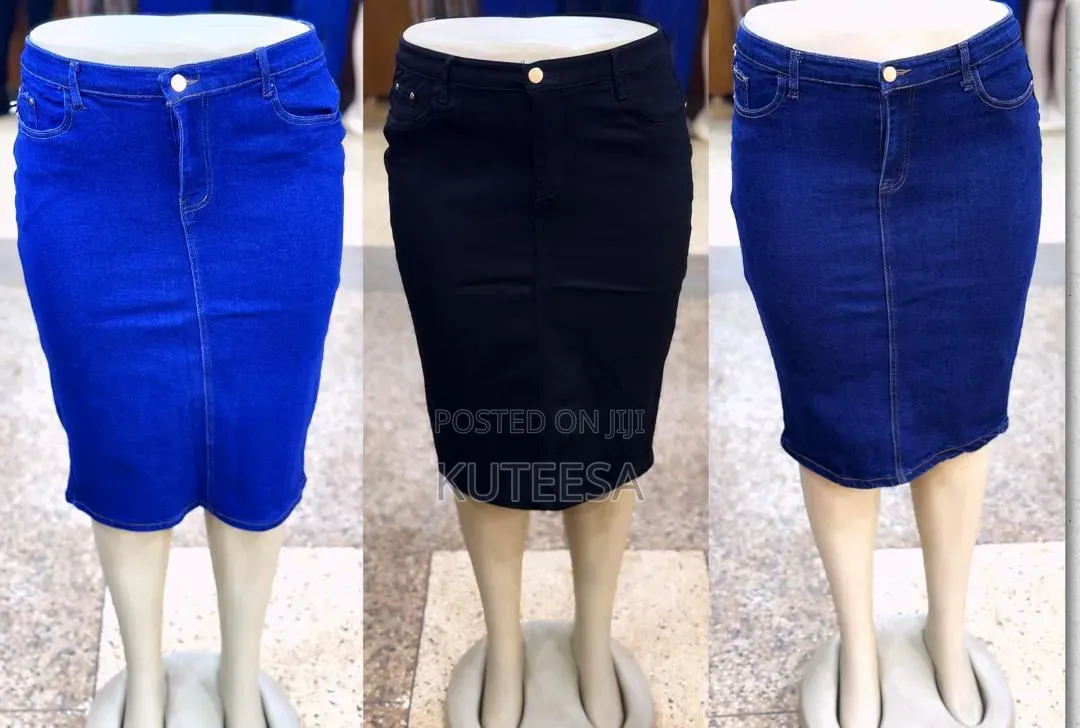 Plus Size Denim Skirts