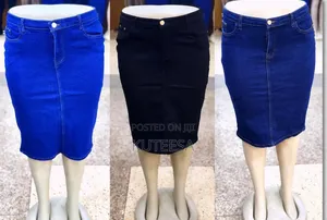 Plus Size Denim Skirts