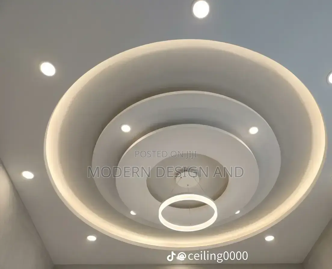 Gypsum Ceiling With Perfect Lighting Ntinda