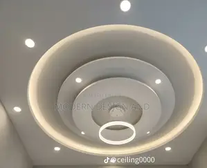 Gypsum Ceiling With Perfect Lighting Ntinda