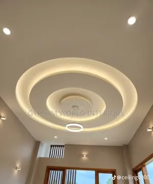 Gypsum Ceiling With Perfect Lighting Ntinda