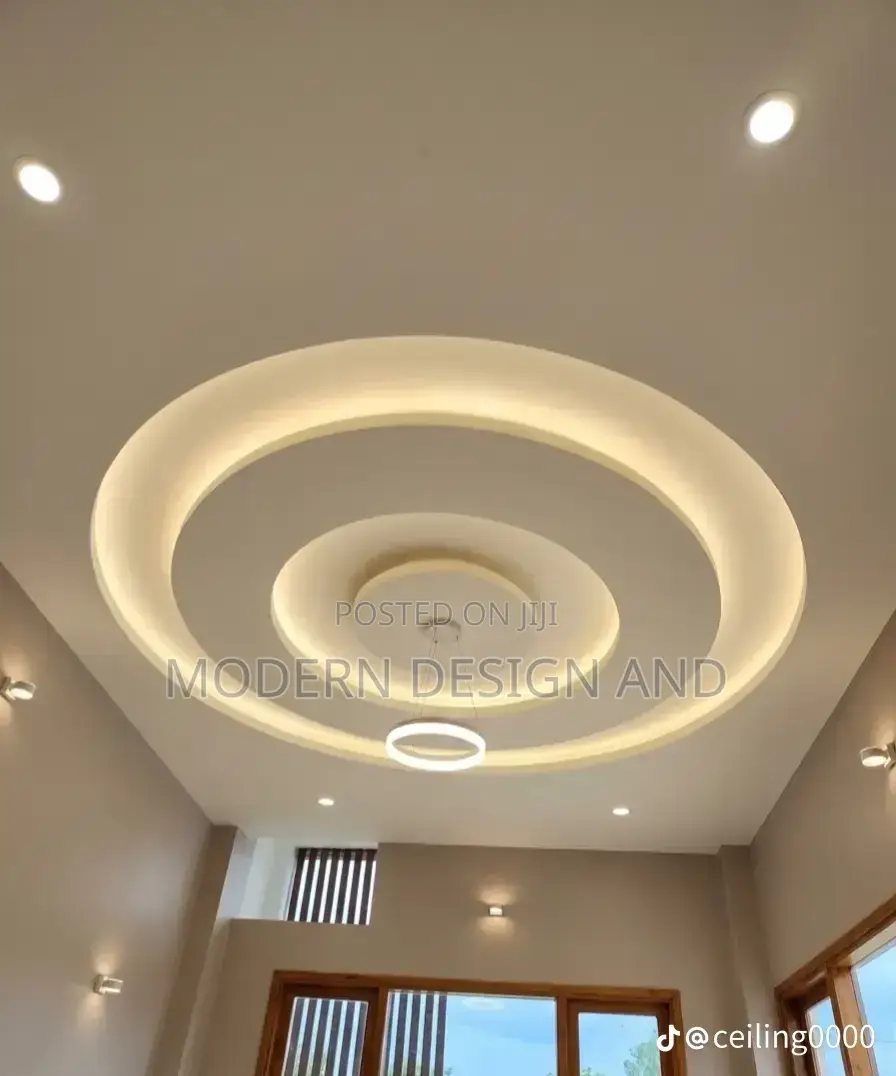 Gypsum Ceiling With Perfect Lighting Ntinda