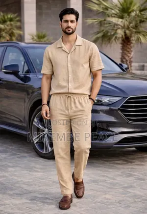 Matching Linen Two-Piece