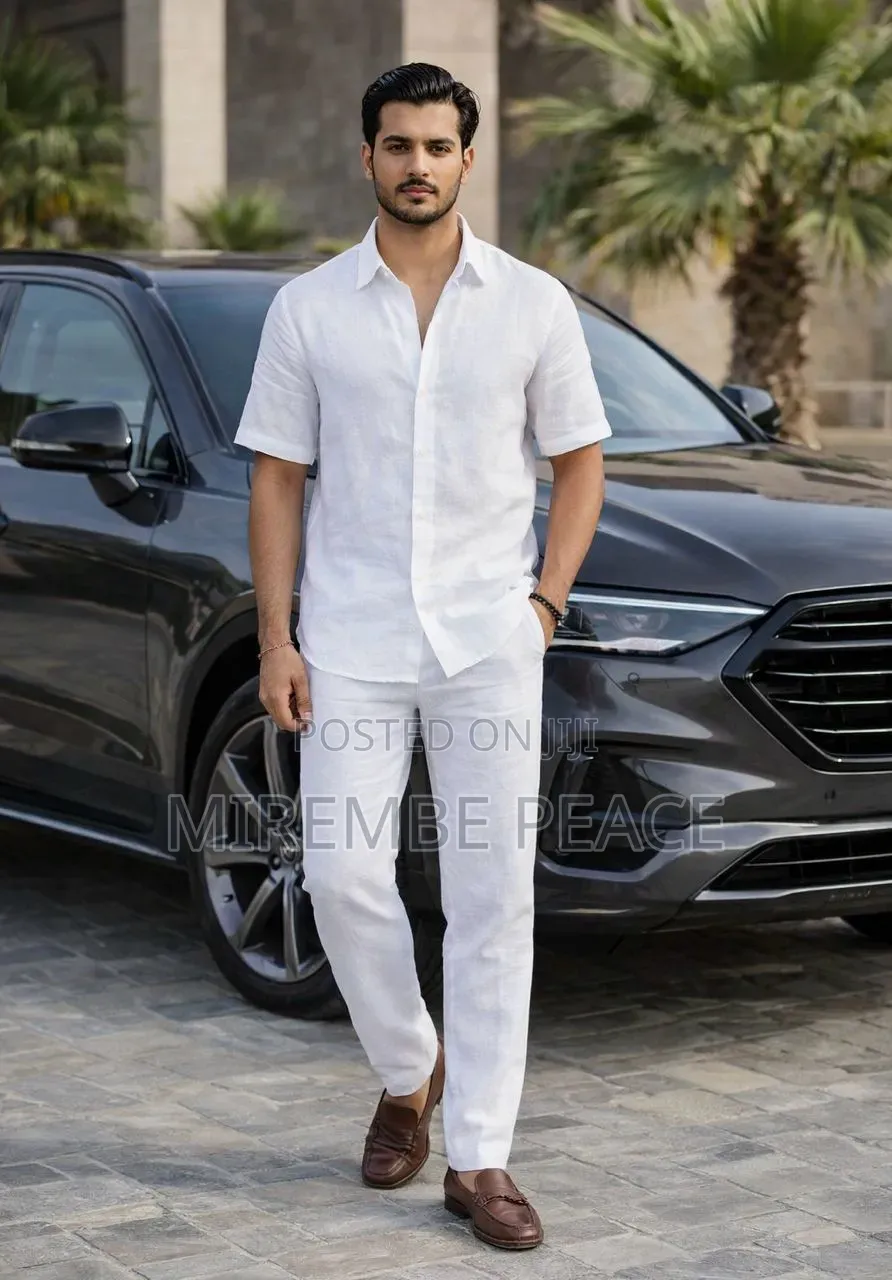 Matching Linen Two-Piece