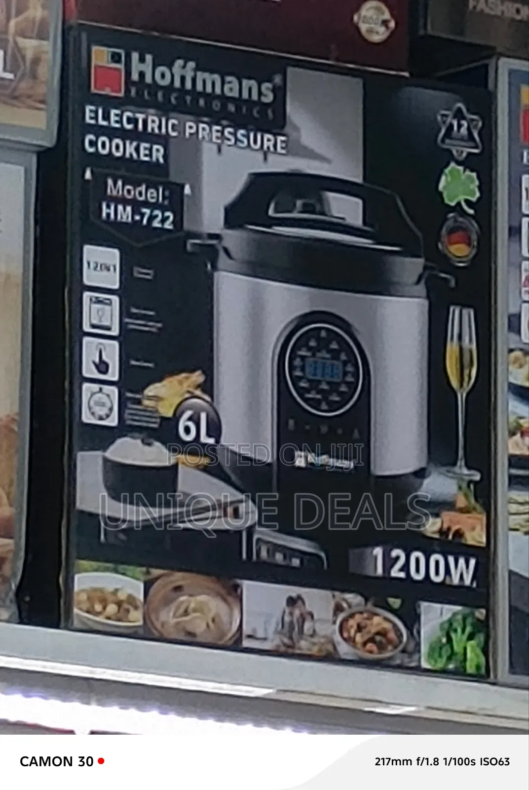 Hoffman Electric Pressure Cooker 6l