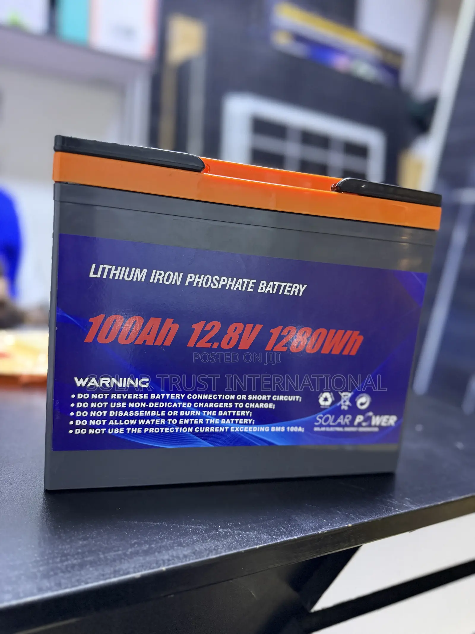 Lithium Solar Battery 100ah/12v