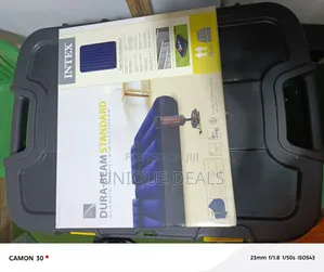 Intex Dura Beam 5*6 Air Mattress With Pillows