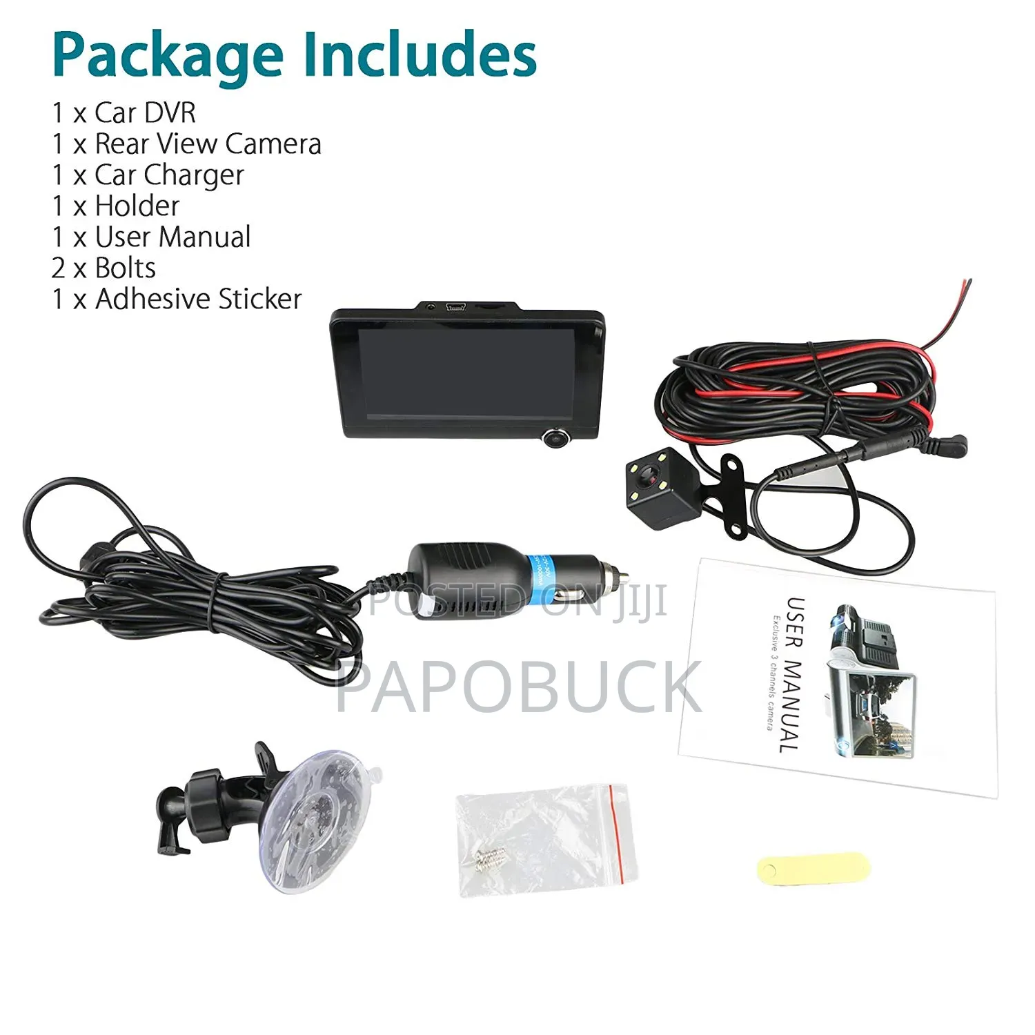 4 Inch Car DVR Camera Dash Cam 1080p Lte Car Black Box