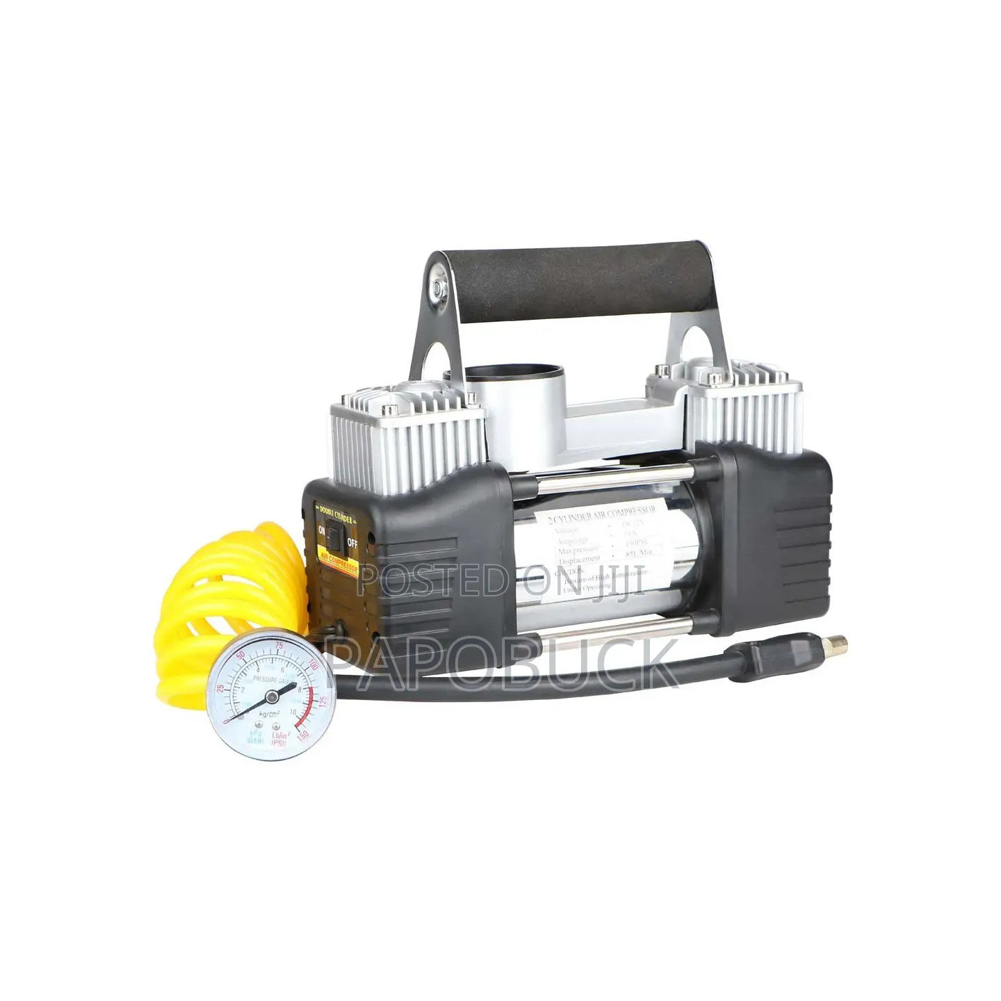 2 Cylinder Air Compressor (12v)(One Year Gurantee)