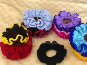 Customizable Crochet Scrunchies