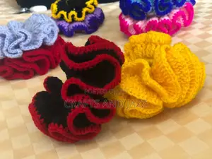 Customizable Crochet Scrunchies