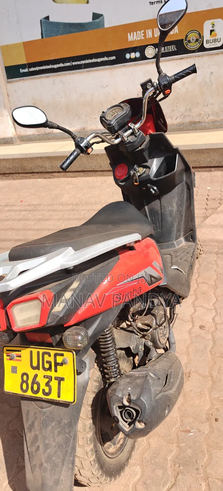 Simba Rover Scooter 150cc 2023 Red
