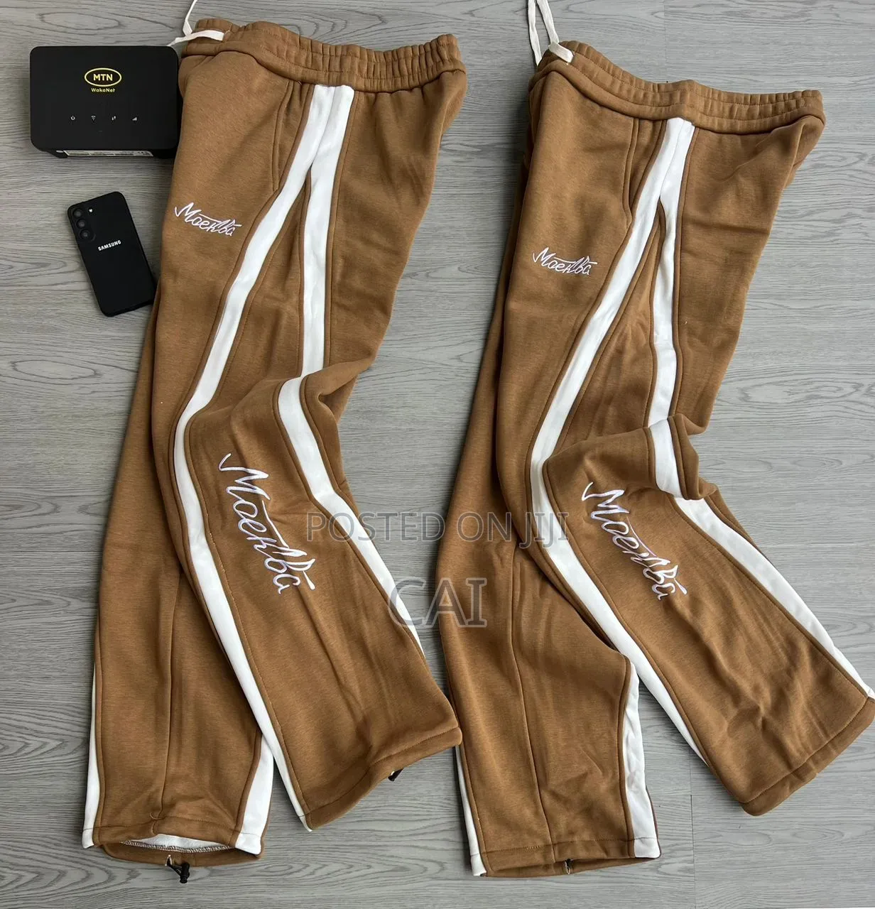 Baggy Side Stripe Sweatpants
