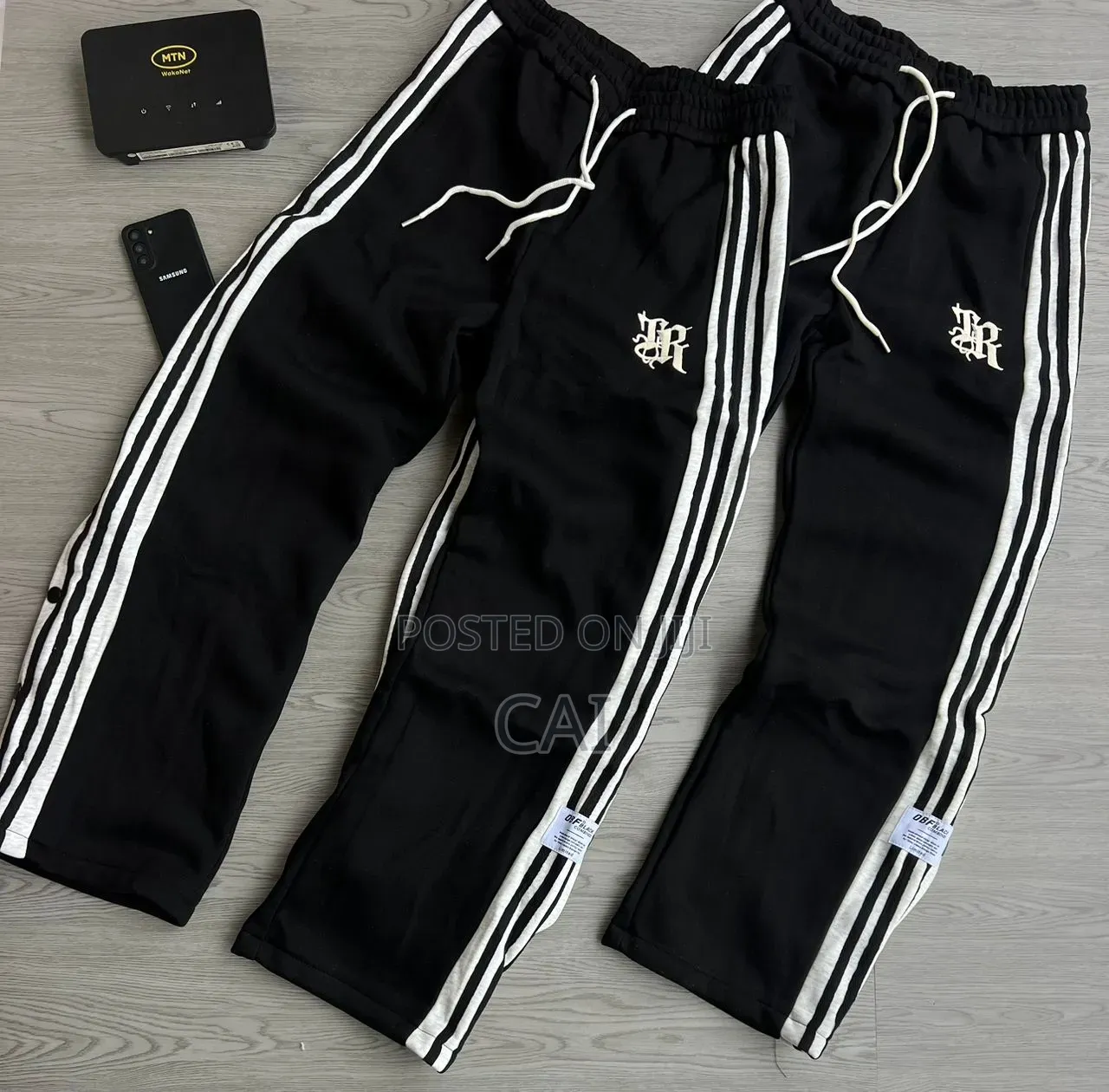 Baggy Side Stripe Sweatpants