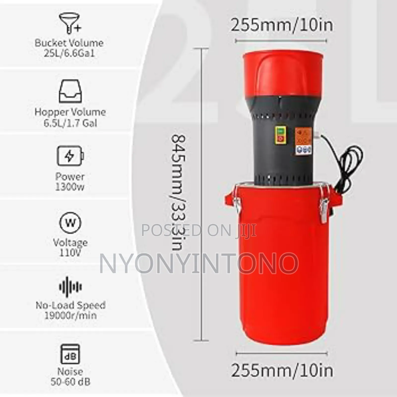 The 25litres Grain Mill Grinder