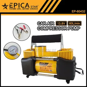 Epica Star Car Air Compressor Pump Ep-60432 Cylinder Portable Vehicle