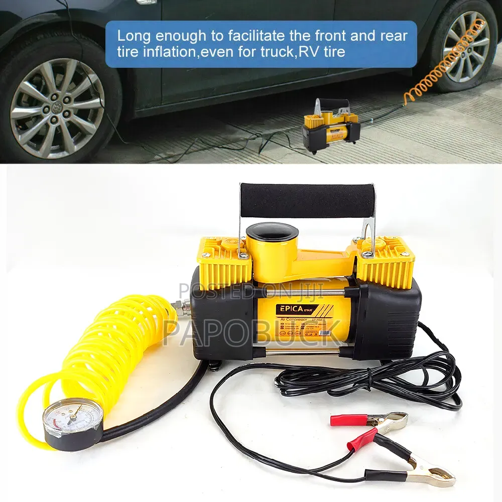 Epica Star Car Air Compressor Pump Ep-60432 Cylinder Portable Vehicle
