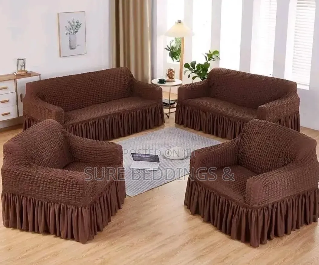 Brown 7 Sitters Chair Covers