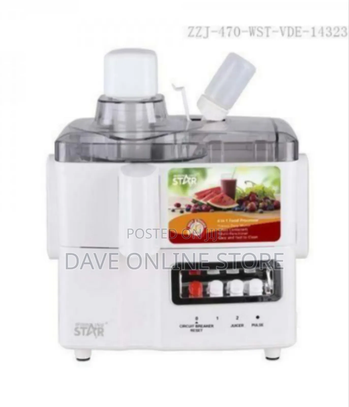 Winningstar Professional Multi-Function Countertop Blender and Juicer