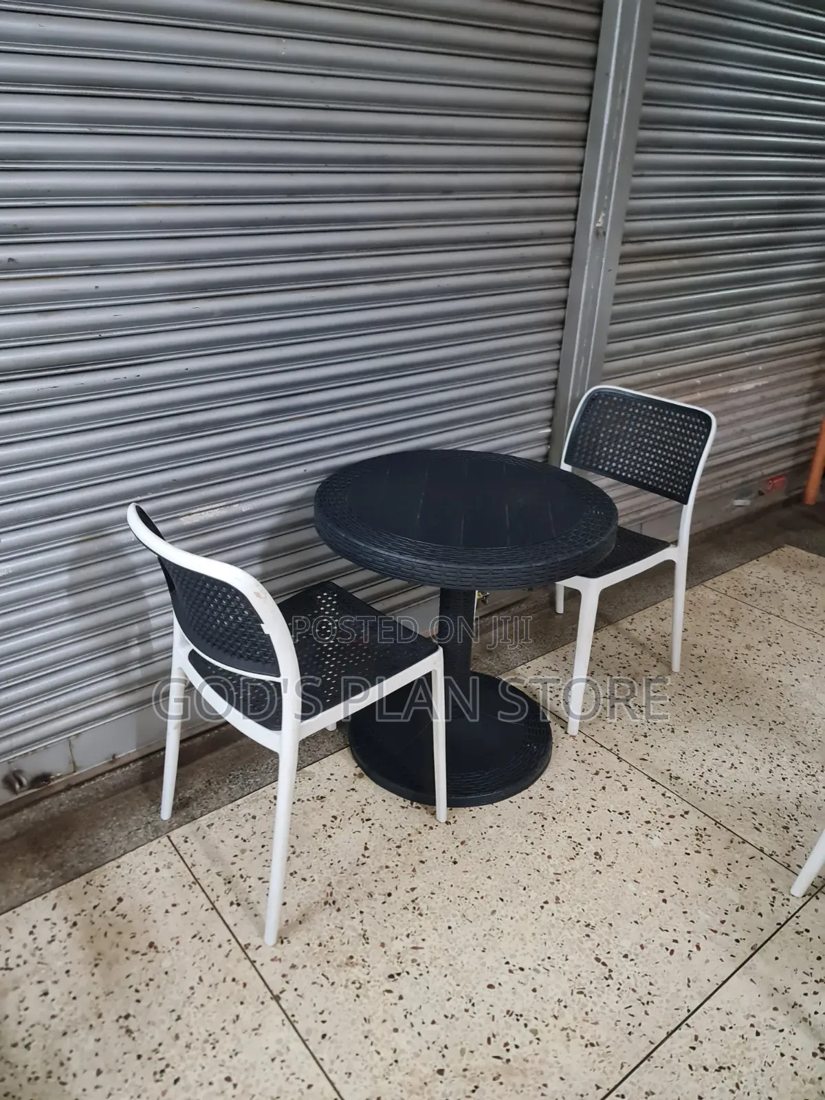 Plastic Contract Round Outdoor Table and Chair Plastic Table and Chair