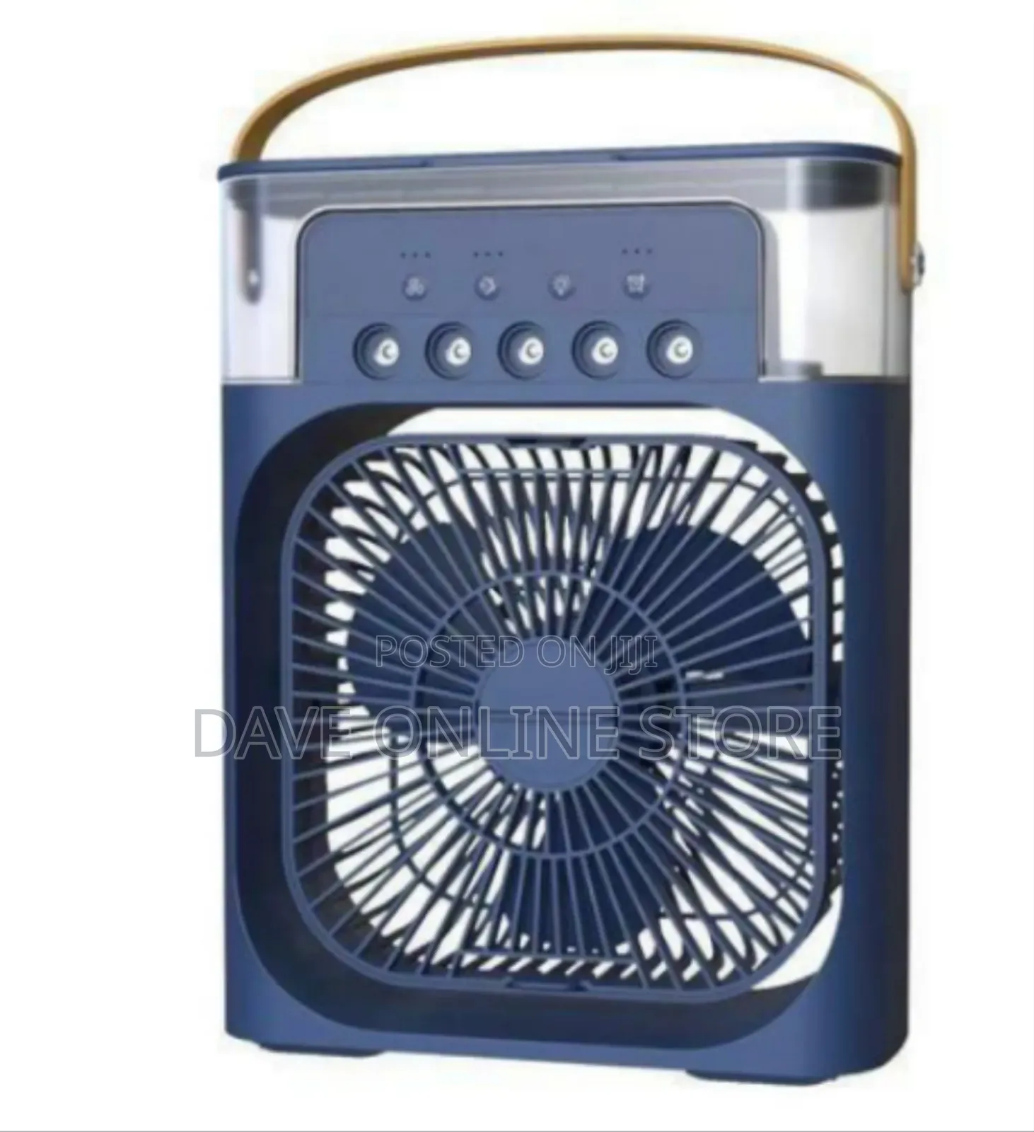 Portable Evaporative Air Cooler and Misting Fan With Led Night Light