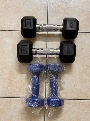 5kg 3kg Hex Dumbbells (Complementary Mat Included)
