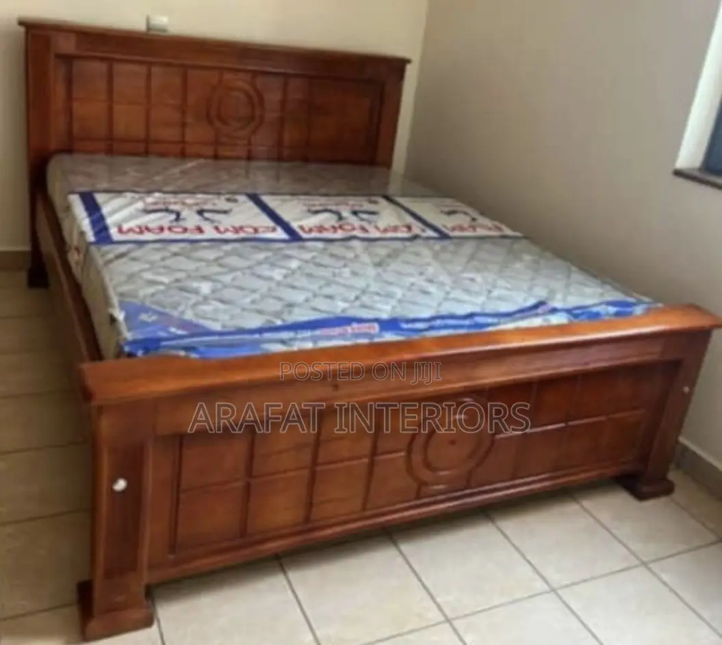 Premium Solid Wooden Bed Frame 