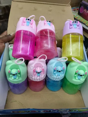 Modeling Slime or Crystal Mud for Kids
