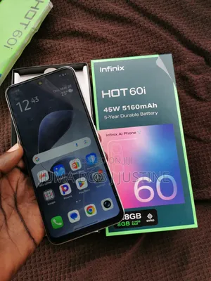 New Infinix Hot 60i 128 GB Silver