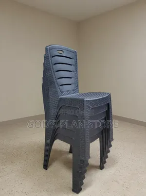 Checked Plastic Chairs Checked Plastic Chairs